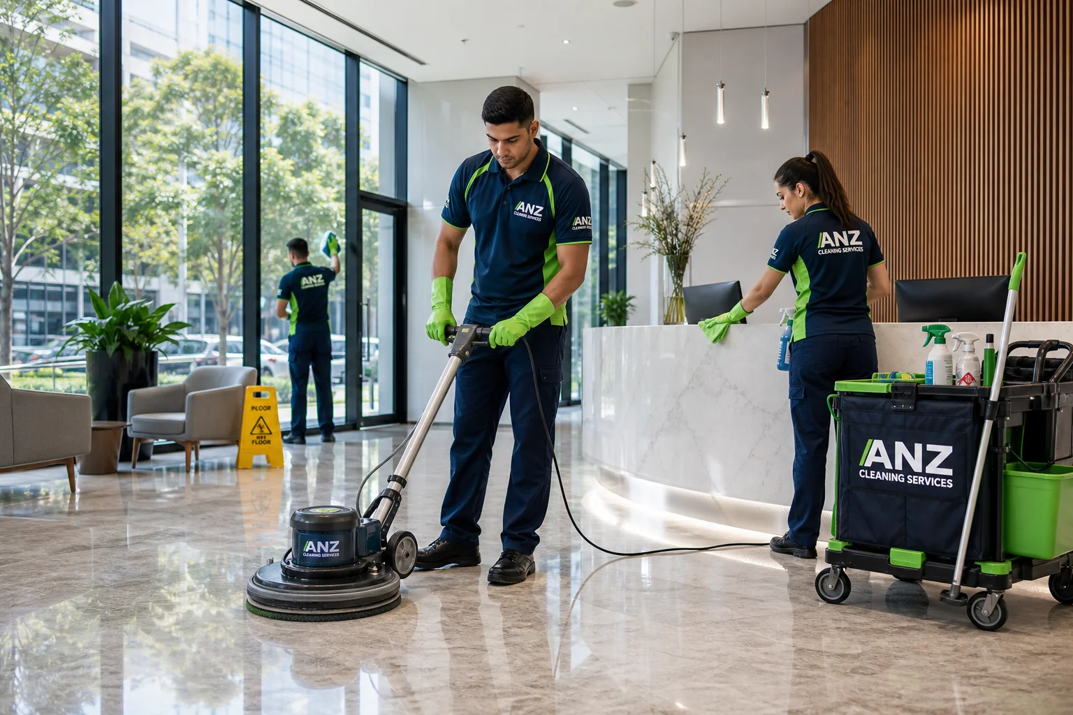 Commercial cleaning services Sydney — ANZ Cleaning Services professional team