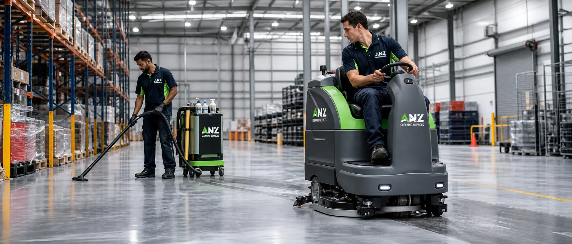 Warehouse cleaning Sydney — ANZ Cleaning Services industrial facility specialists serving all Sydney suburbs