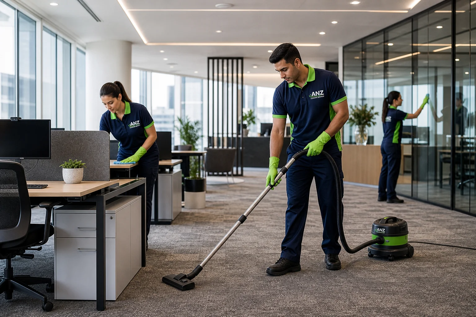 Office cleaning Sydney — ANZ Cleaning Services CBD and suburban office daily cleaning contracts