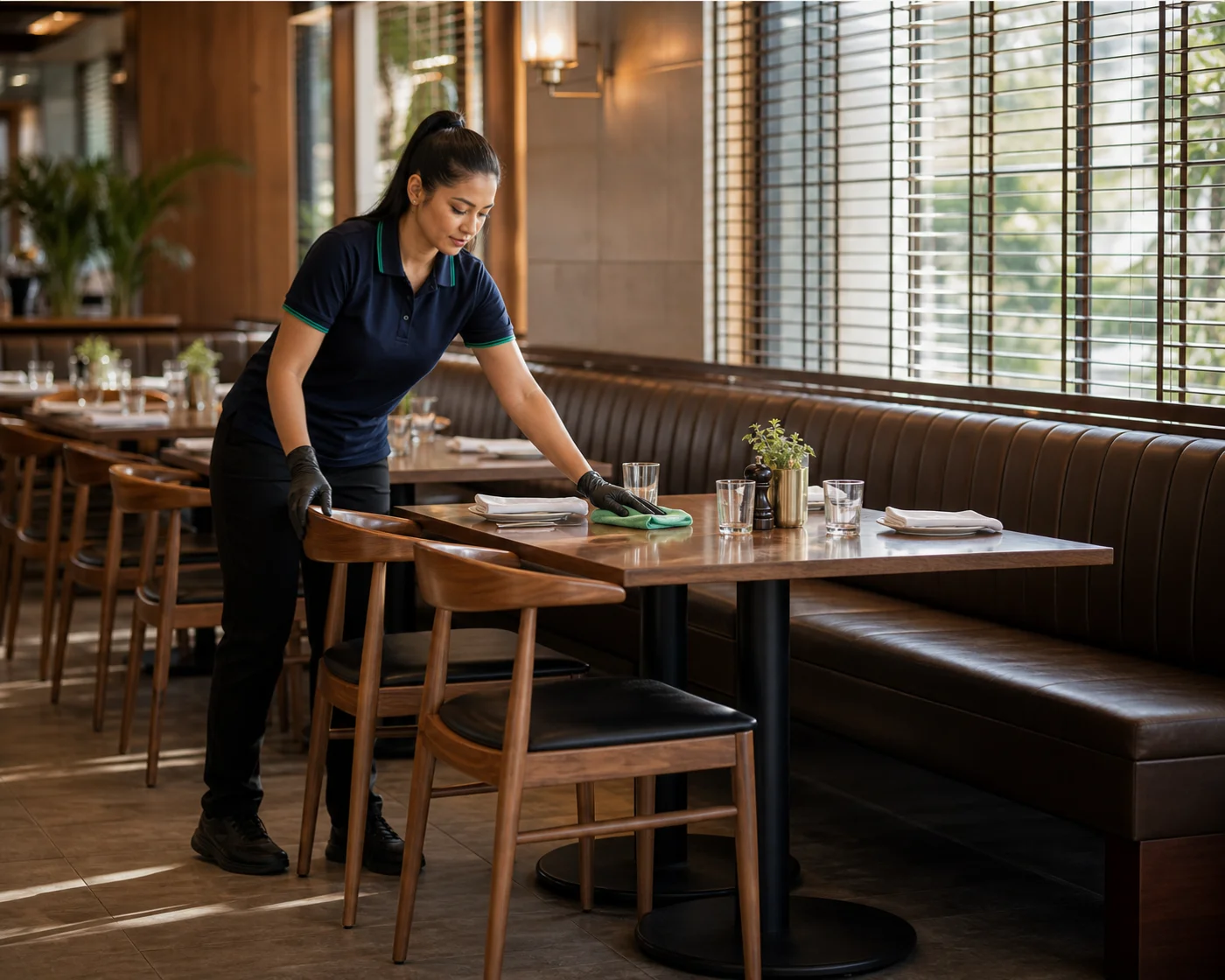 Restaurant bar and service area cleaning Sydney — ANZ